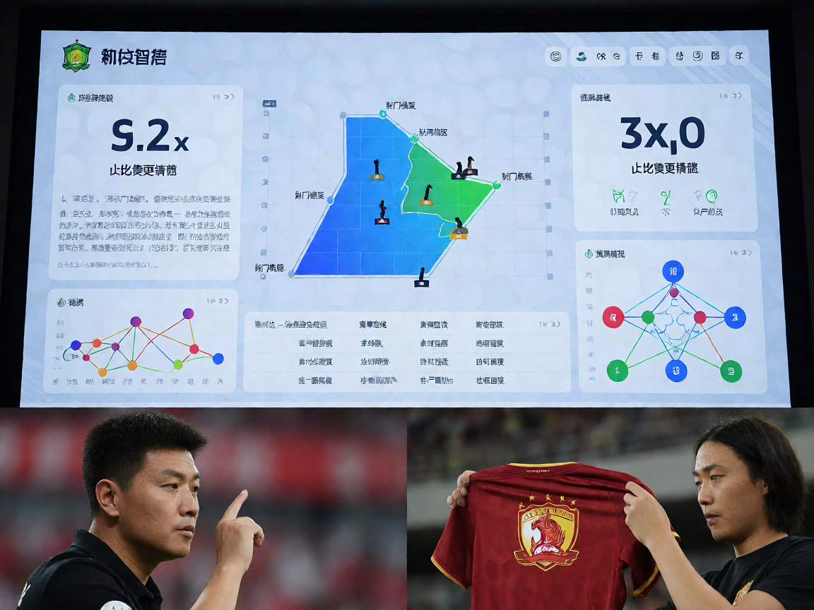 体育数据可视化大屏，展示比赛实时统计与趋势图表